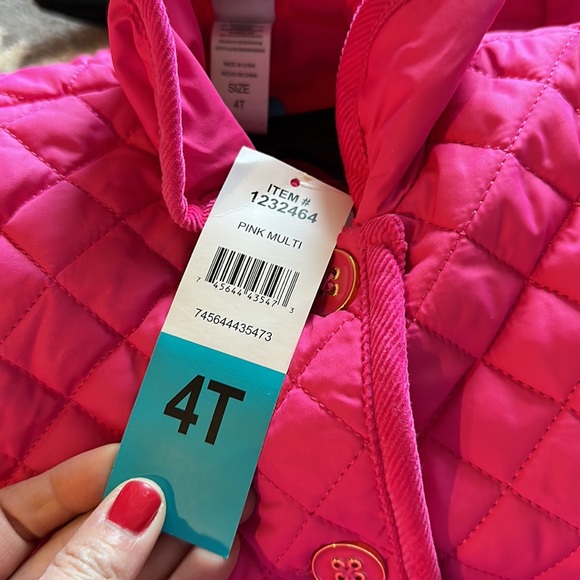 Little me quilted jacket and outfit underneath - Picture 2 of 2